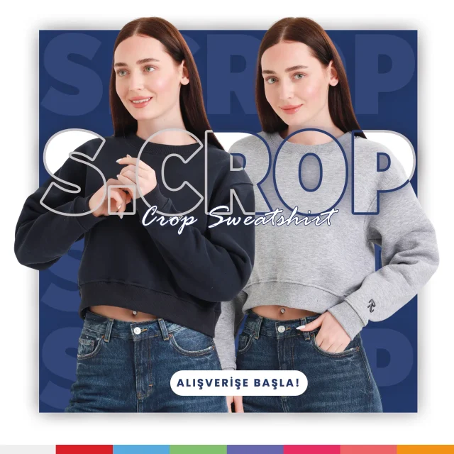 Slider Crop Sweatshirtler